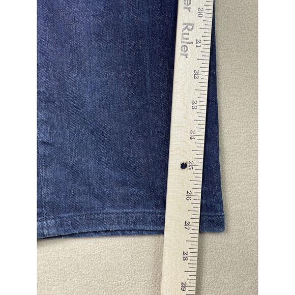 7 For All Mankind Jeans Mens 33 Blue The Straight Denim Casual Workwear Adult - Picture 6 of 14